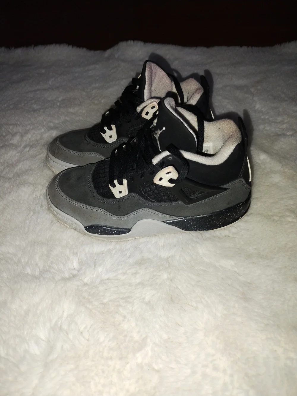 Jordan Kids Black & Gray Jumpman Low-Top Sneakers